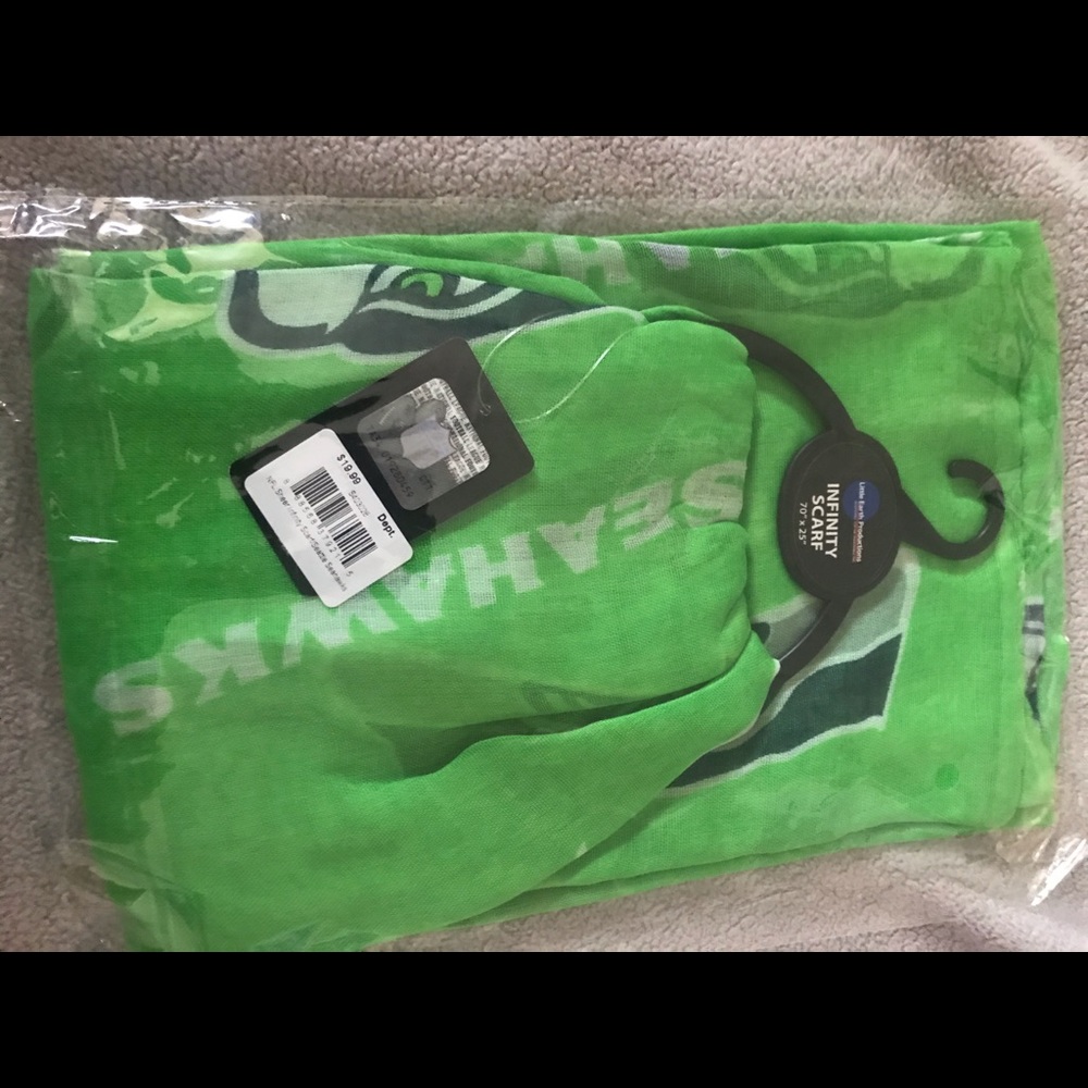 Seahawks infinity scarf